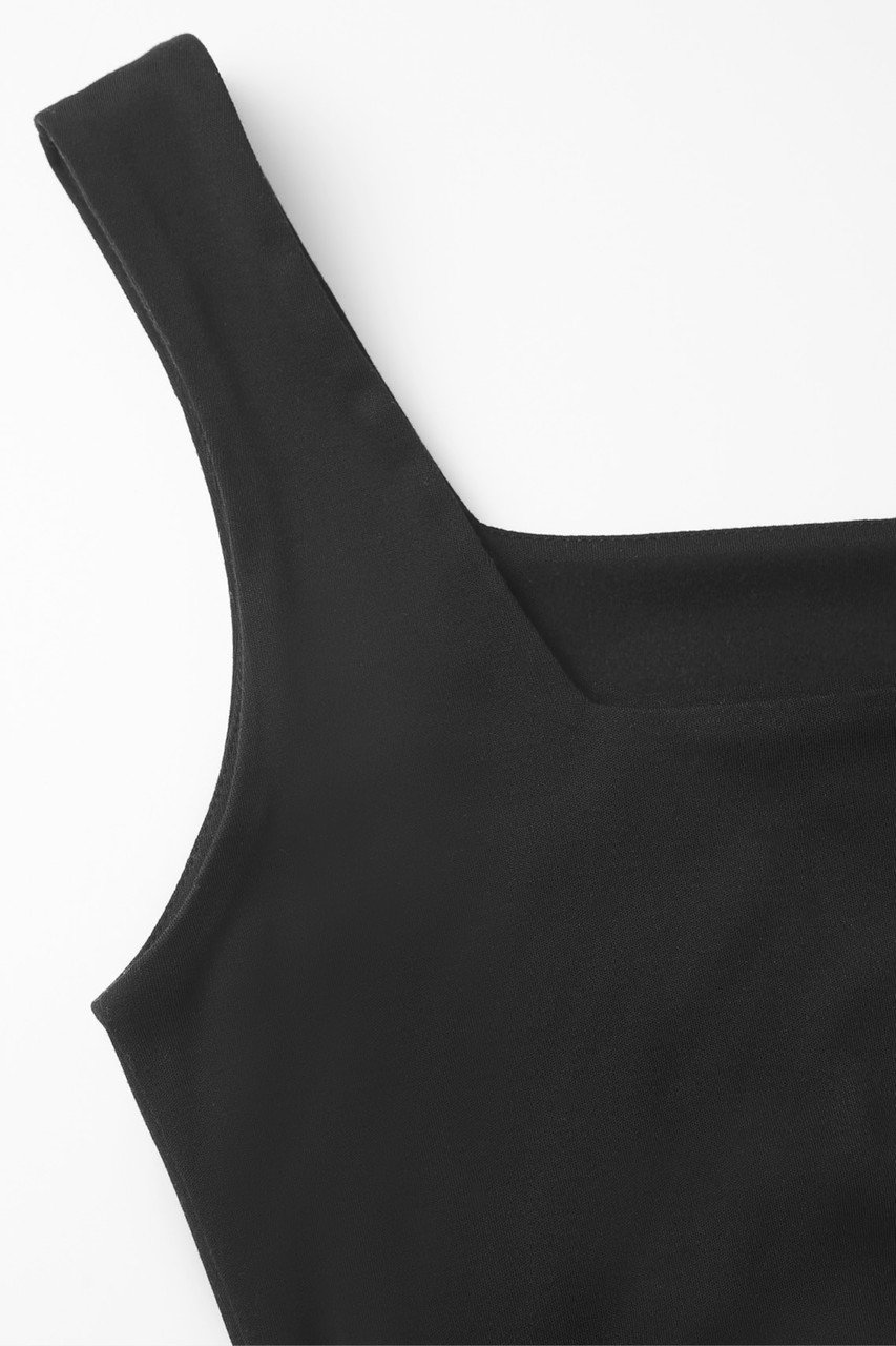 DAISY LIN(デイジーリン)|2WAY Top “Elegant Square”/ブラック DAISY LIN(デイジーリン)|2WAY Top “Elegant Square”/ブラック