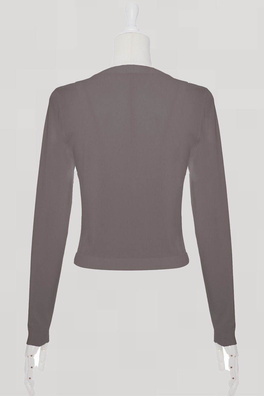 DAISY LIN(デイジーリン)｜Cardigan “Essential V”/ダークグレー の