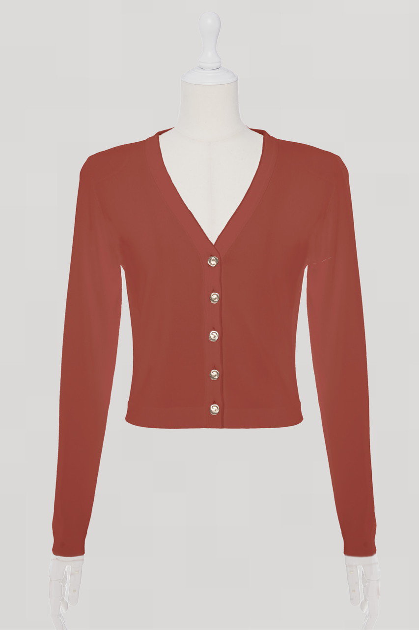 Cardigan “Essential V”
