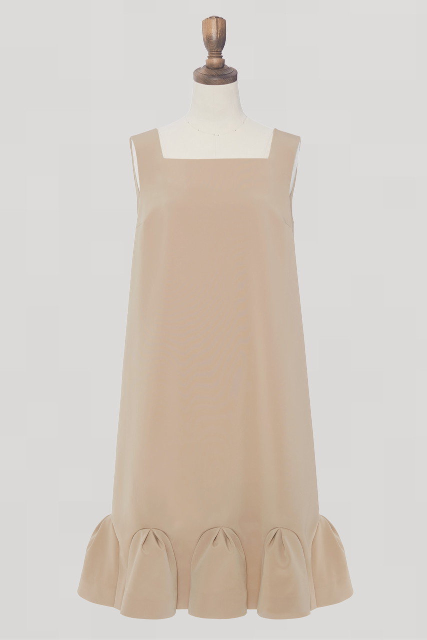 DAISY LIN Elegant Curve Dress (キャラメリゼ, 38) デイジーリン ELLE SHOP