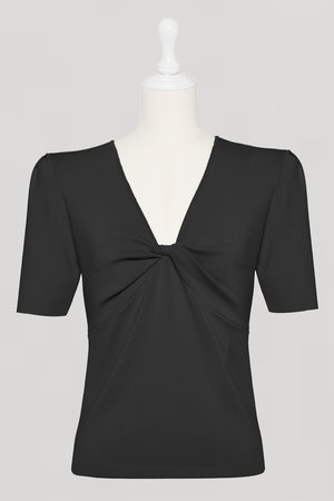 デイジーリン/DAISY LINのKnit Top “Twist Elegant Sleeve”(110100/110102)