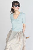 Knit Top “Twist Elegant Sleeve”
