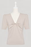 Knit Top “Twist Elegant Sleeve”