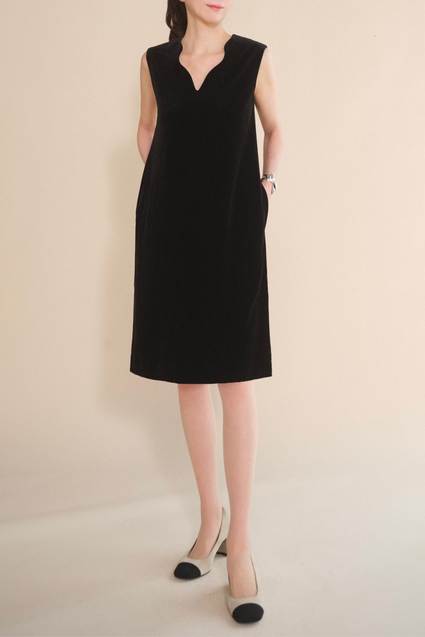DAISY LIN ワンピース　Winter Blossom DAISY LIN(デイジーリン)｜Daisy Velour “Noble Tank Noir”/ベルベット