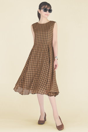 デイジーリン/DAISY LINのDress “Sheer Check”(110500/110502)