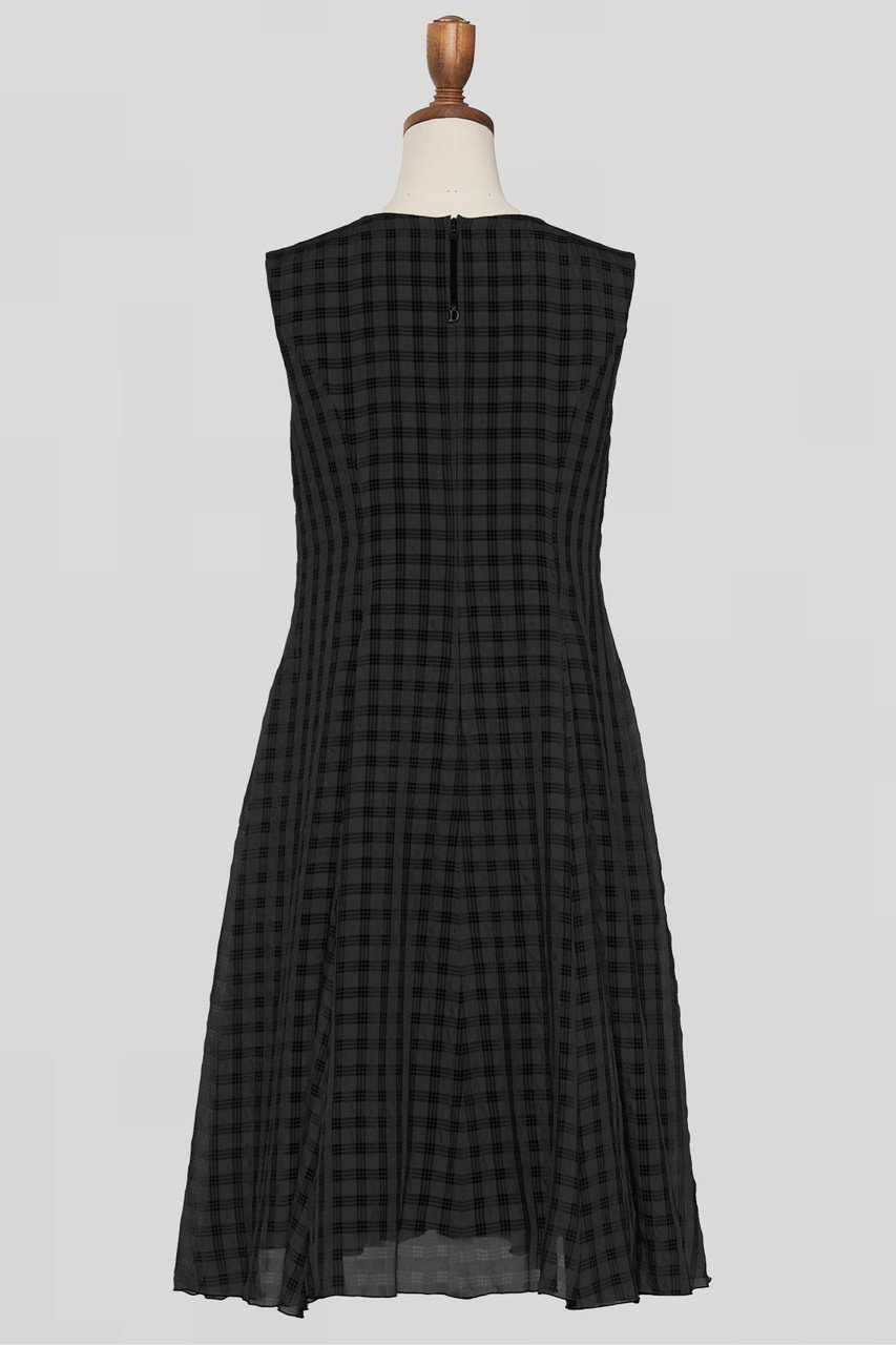 DAISY LIN(デイジーリン)｜Dress “Sheer Check”/ブラックブラック の