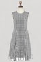Dress “Sheer Check” デイジーリン/DAISY LIN ホワイト