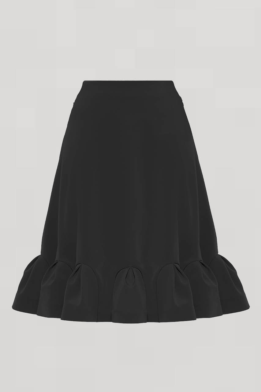 デイジーリン/DAISY LINのElegant Curve Skirt(ブラックブラック/07551-DLSKCG02AI)