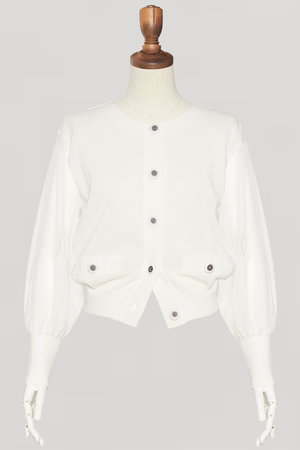 デイジーリン/DAISY LINのStylish Sheer Knit Cardigan(110300/110303)