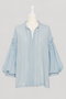 Blouse “Sheer Puff Puff” デイジーリン/DAISY LIN サックスブルー
