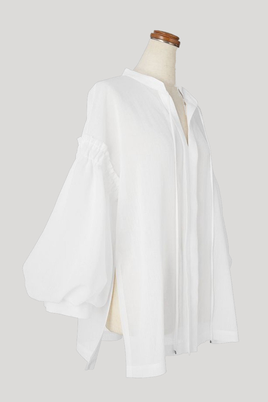 DAISY LIN(デイジーリン)｜Blouse “Sheer Puff Puff”/ホワイト の通販