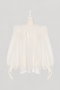 Sheer Puff Blouse デイジーリン/DAISY LIN ホワイト