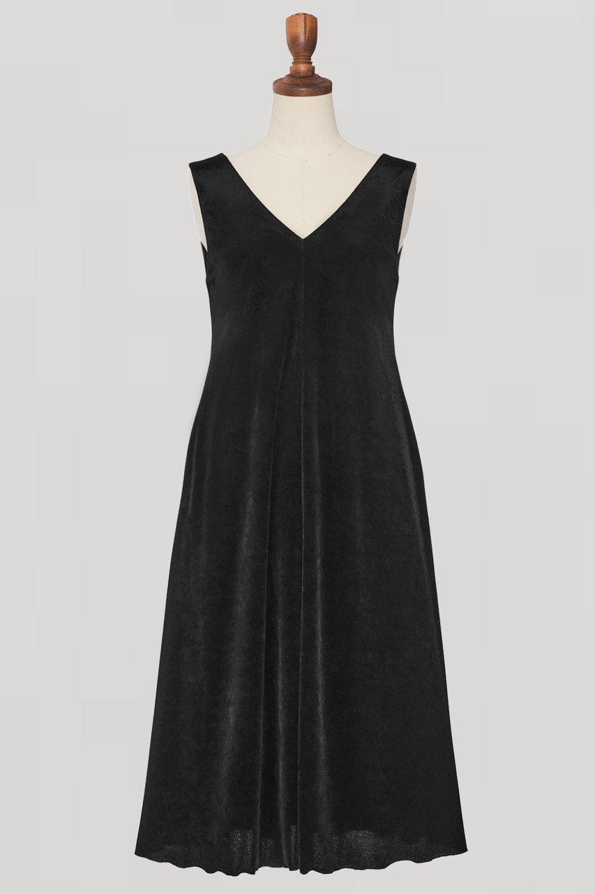 Effortless Grace Velour Dress