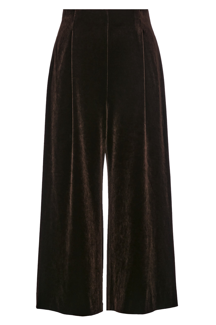 Daisy Velour Straight Wide Pants
