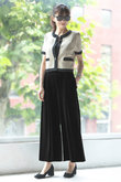 Daisy Velour Straight Wide Pants デイジーリン/DAISY LIN