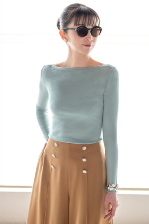 デイジーリン/DAISY LINのしっとりウール “Prima Knit Top”(110300/110301)