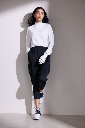 ティー エム ジー/TMGのモックネックロングT(180100/180102)