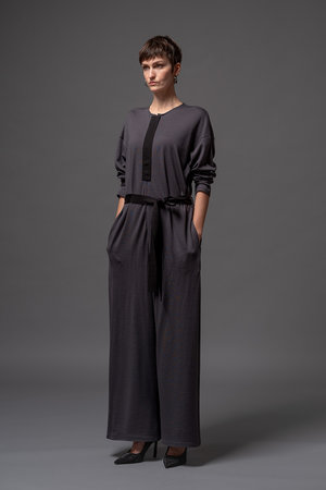 ドメル/DOMELLEのウールジャージー ジャンプスーツ(110600/110606)