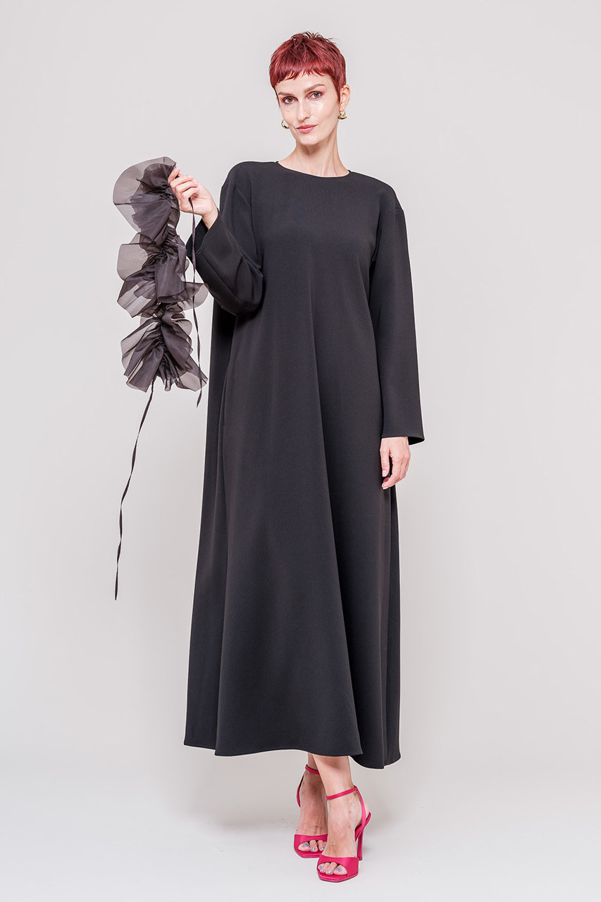 DOMELLE(ドメル)｜ロングドレス/ブラック の通販｜ELLESHOP