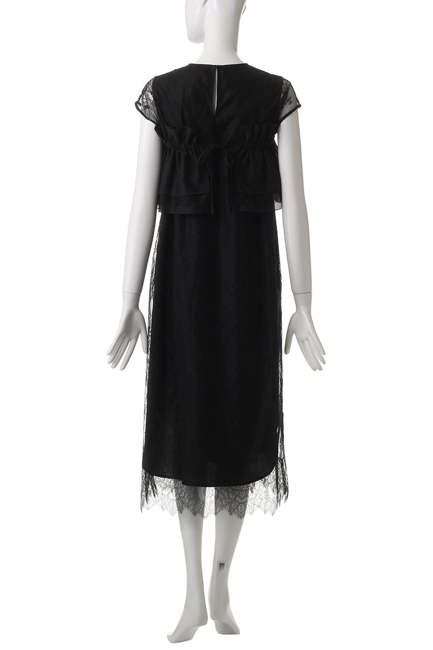 DOMELLE(ドメル)｜レース ドレス/ブラック の通販｜ELLESHOP