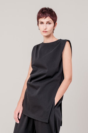 ドメル/DOMELLEのノースリーブ ジャージトップ(110400/110401)