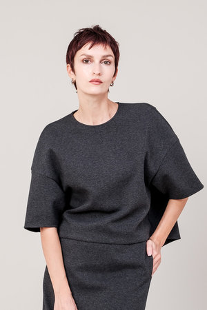 ドメル/DOMELLEのショート ジャージー トップ(110100/110102)