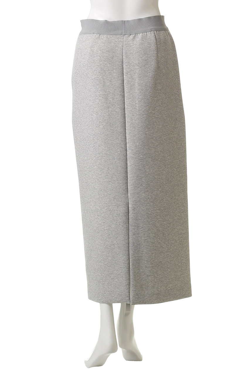 DOMELLE(ドメル)｜ジャージー スティック スカート/ライトグレー の