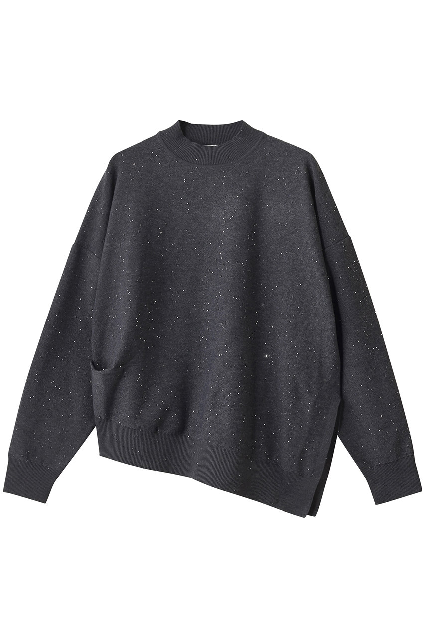 ドメル/DOMELLEのスパンコール リブ セーター(グレー/A3153KSW037)