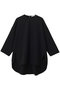 バック ラウンド ヘム ブラウス ドメル/DOMELLE ブラック