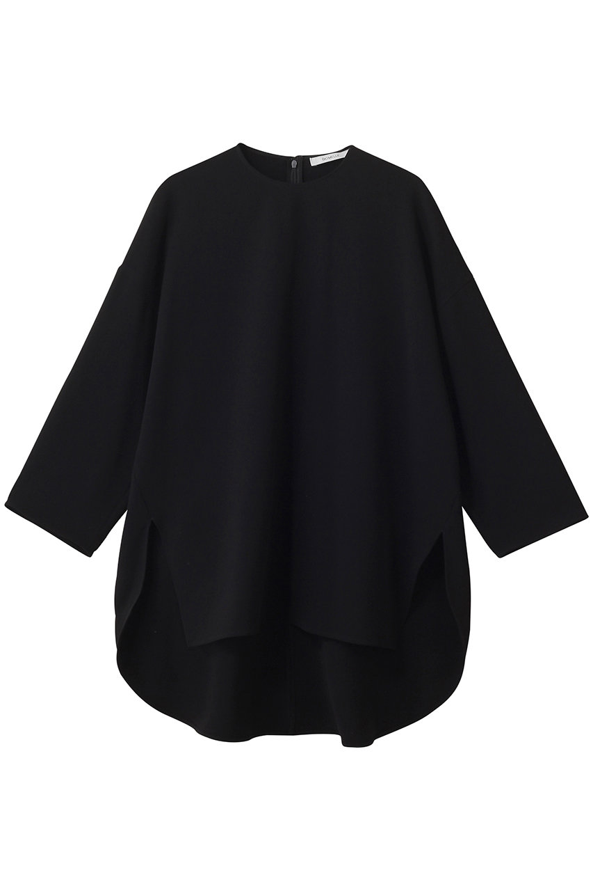 ドメル/DOMELLEのバック ラウンド ヘム ブラウス(ブラック/A3153FB 046)