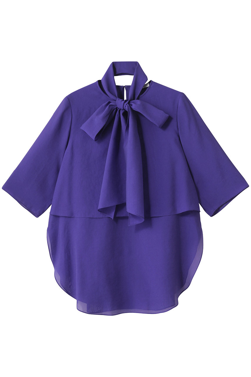 ドメル/DOMELLEのオーガンジー ブラウス(バイオレット/A3153FB 049)