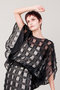 シルク ジャカード オーガンジー ブラウス ドメル/DOMELLE