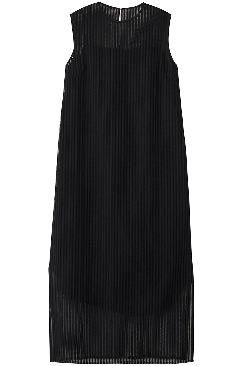 DOMELLE ストライプ レース ドレス (ブラック, 1) ドメル ELLE SHOP DOMELLE ストライプ レース ドレス (ブラック, 1) ドメル ELLE SHOP