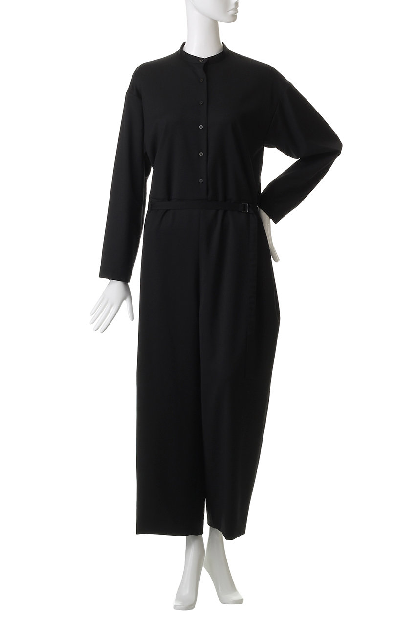 DOMELLE(ドメル)｜REDA ツイル ジャンプスーツ/ブラック の通販