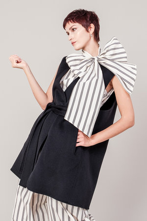 ドメル/DOMELLEのカシミヤ ブレンド　リバー ベスト(110800/110806)