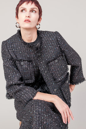 ドメル/DOMELLEのLINTON スパンコール ジャケット(110800/110801)