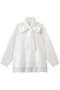 ボウタイ ブラウス ドメル/DOMELLE ホワイト