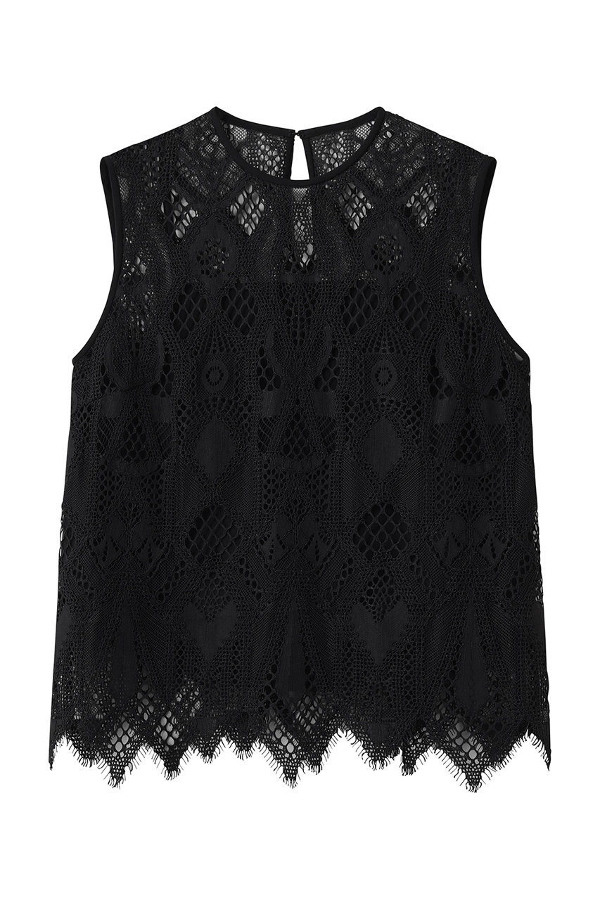 ドメル/DOMELLEのジオメトリック レース ブラウス(ブラック/A3161FB 037)