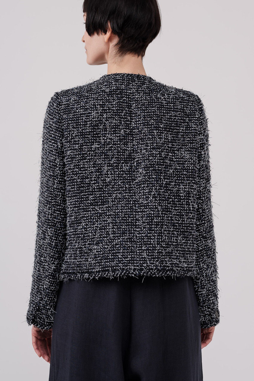 DOMELLE(ドメル)｜LINTON TWEED ジャケット/ネイビー の通販｜ELLESHOP