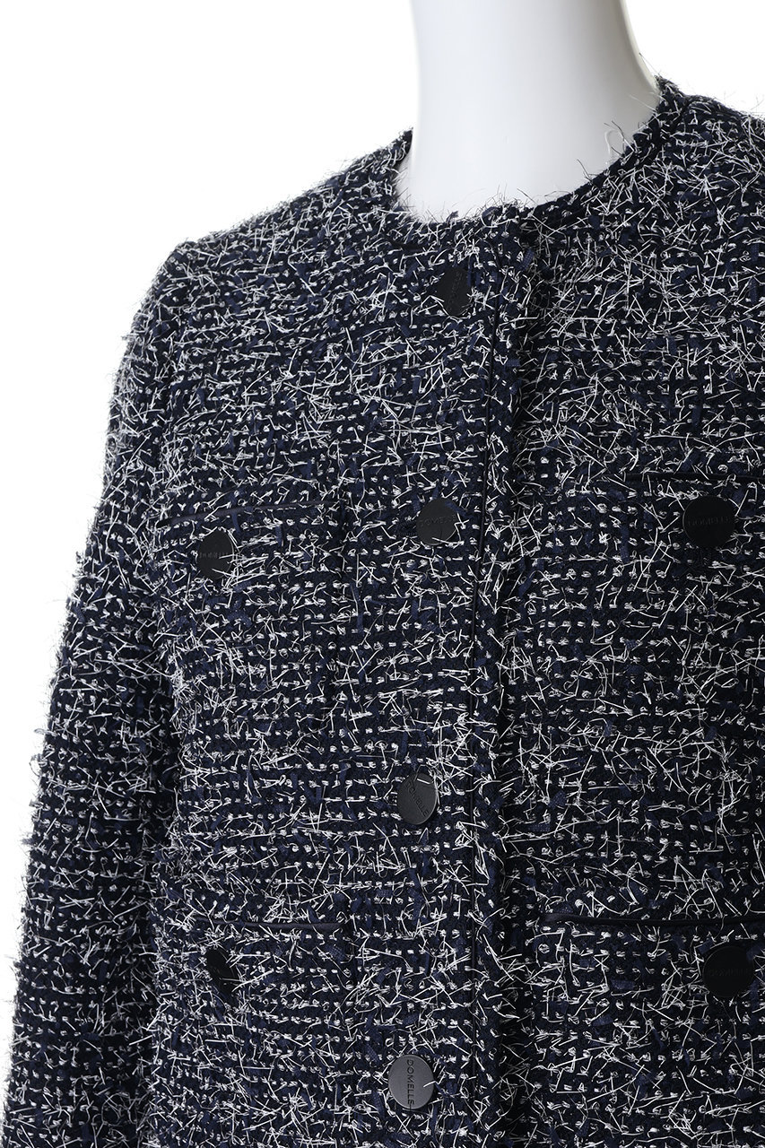 DOMELLE(ドメル)｜LINTON TWEED ジャケット/ネイビー の通販｜ELLESHOP