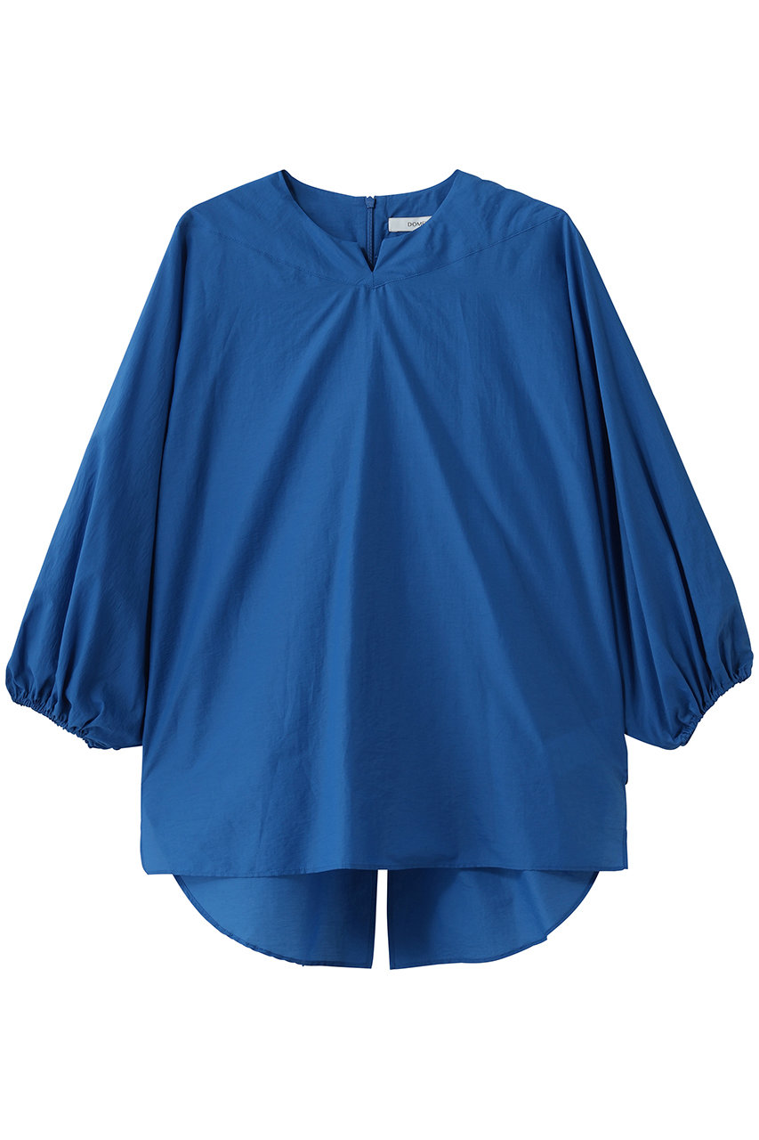 ドメル/DOMELLEのコットン ナイロン タフタブラウス(ブルー/A3161FB 023)