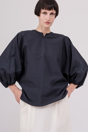 ドメル/DOMELLEのコットン ナイロン タフタブラウス(110400/110403)