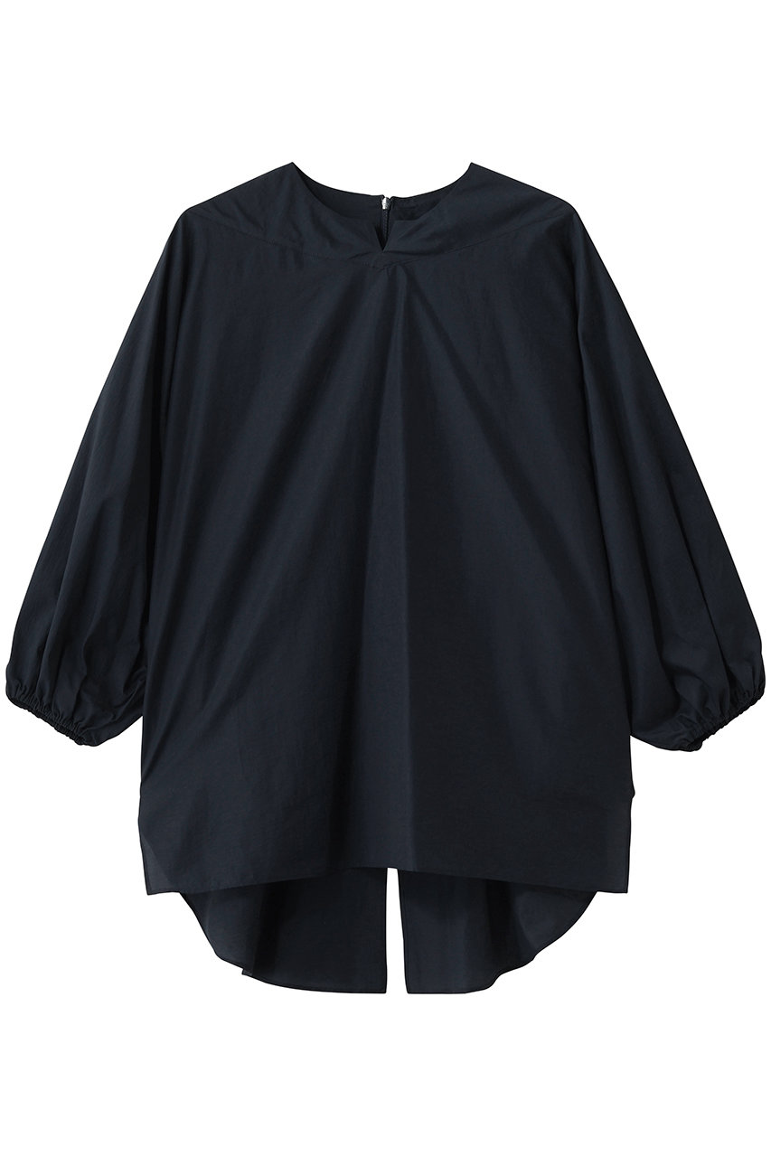 ドメル/DOMELLEのコットン ナイロン タフタブラウス(ネイビー/A3161FB 023)