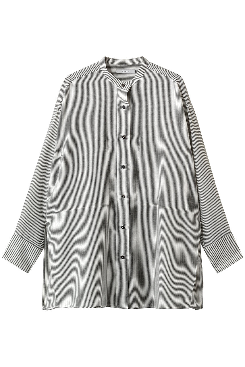 ドメル/DOMELLEのウール ブレンド ボイル シャツ(ストライプ/A3161FB 051)