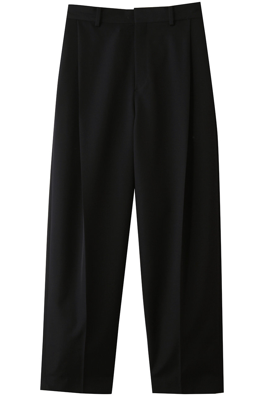 ドメル/DOMELLEのウール ポプリン パンツ(ダークネイビー/A3161FP 049)