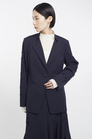 ミューラル/MURRALの【予約販売】リボン刺しゅう ジャケット