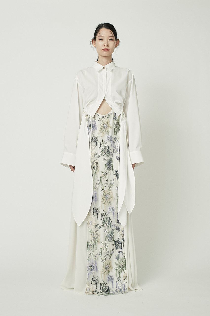 MURRAL(ミューラル)｜フローティング フラワー レース スカート  