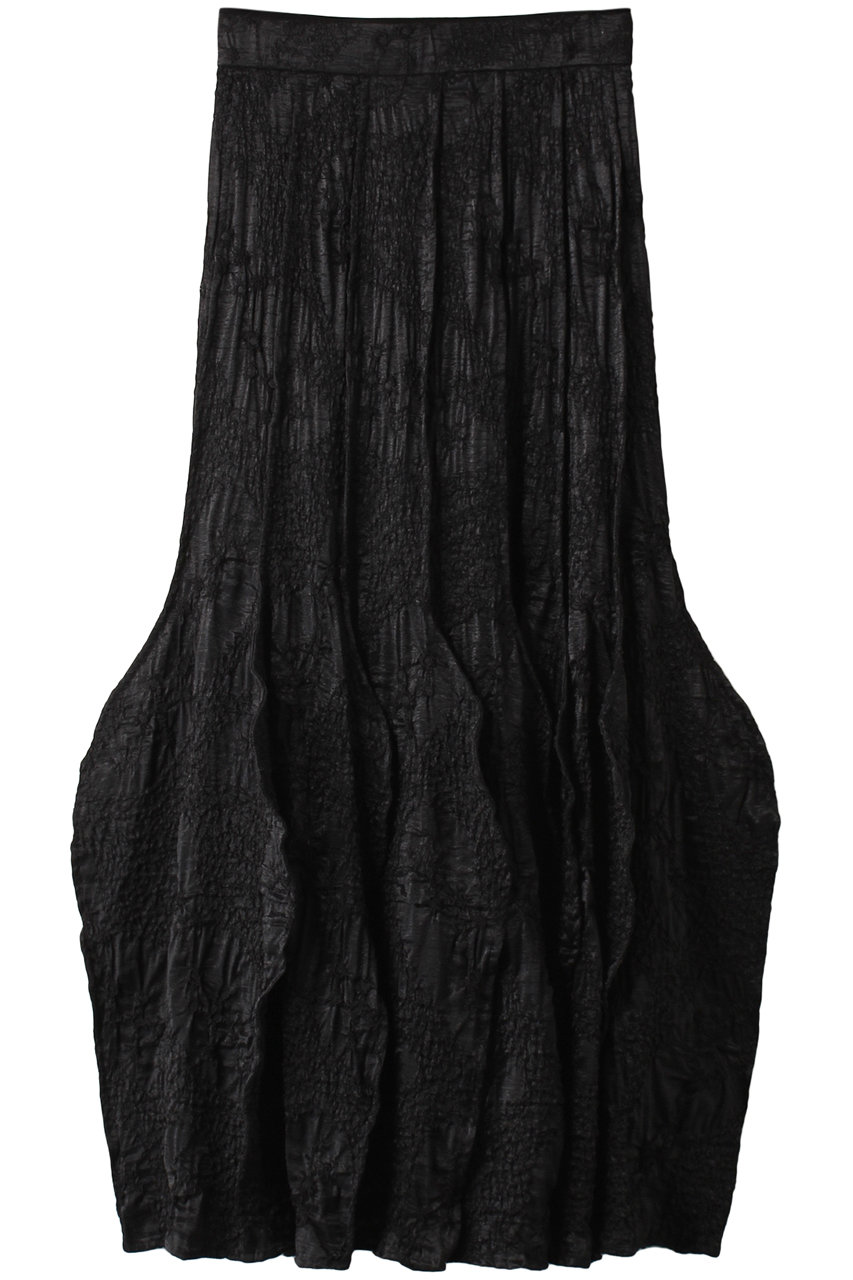 ミューラル/MURRALのInflate ペタル スカート(ブラック/241-0902)
