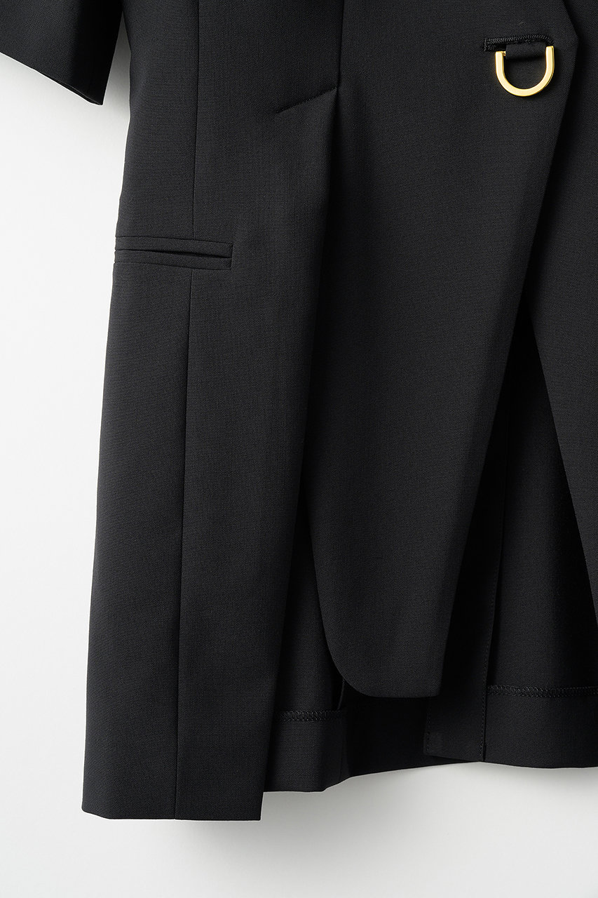 現行/新品タグ★MURRAL ハーフスリーブジャケット 五分袖 グリーン M Branching half sleeve jacket (Green)