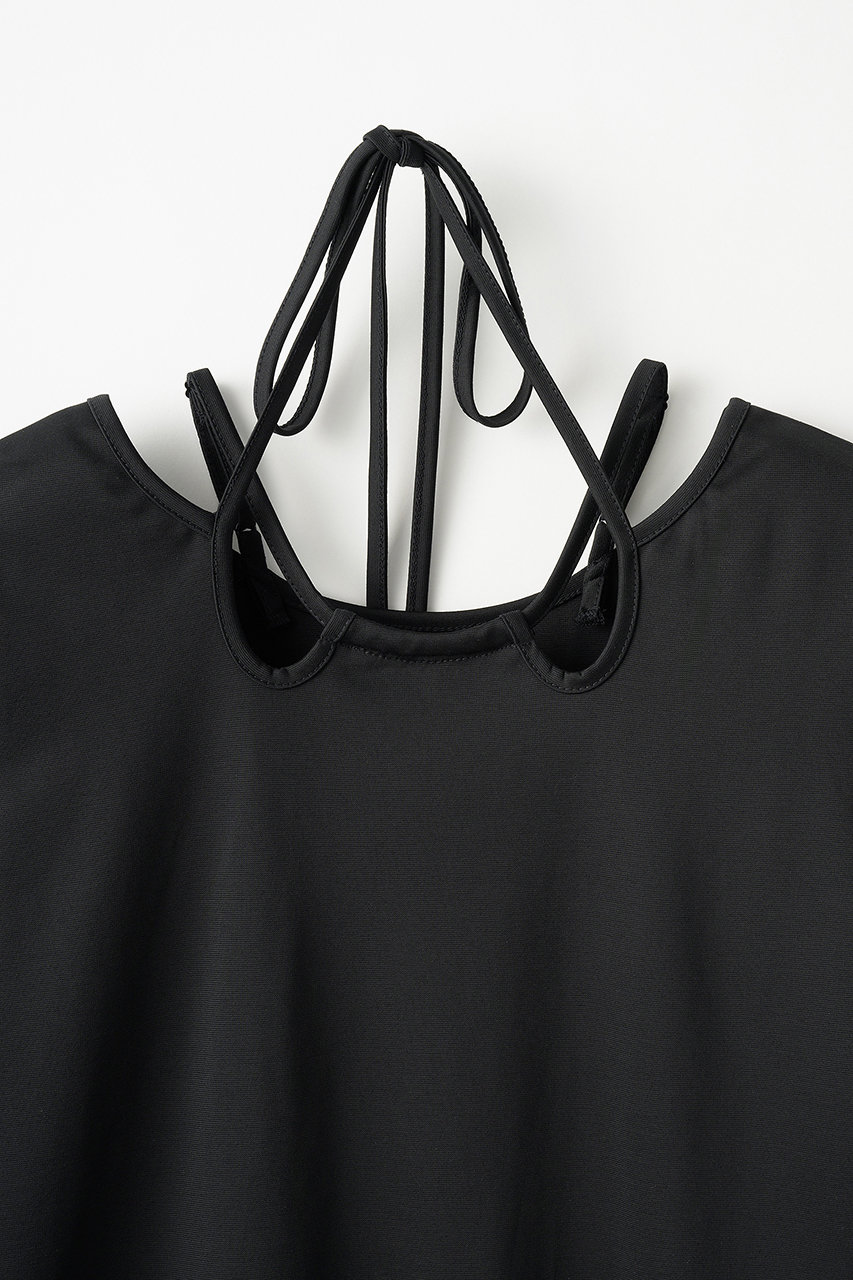 MURRAL Ivy half sleeve top ブラック Black MURRAL(ミューラル)｜Ivy ハーフスリーブトップス/ブラック の